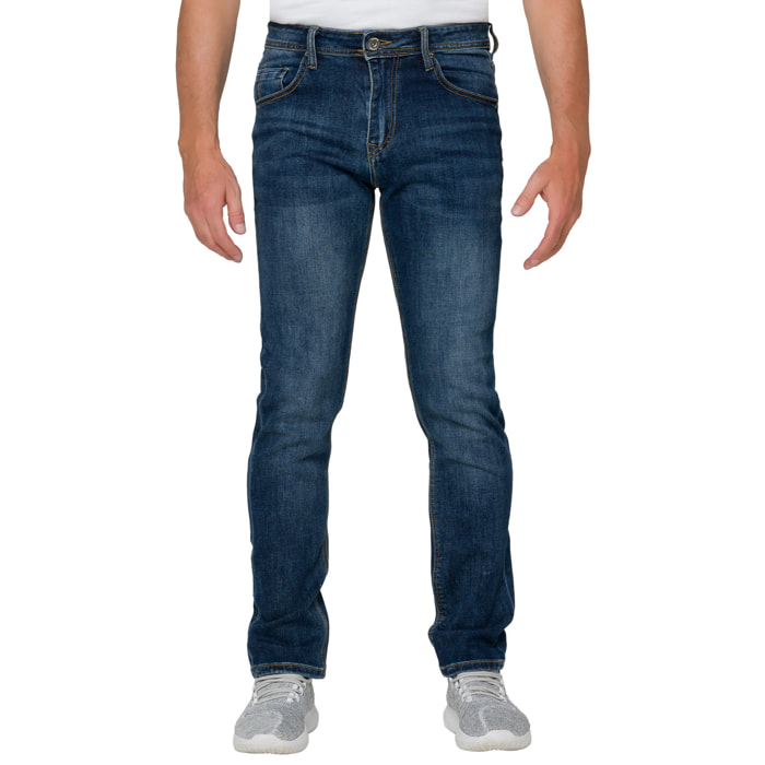Pantalón denim 5 bolsillos Thorong Azul