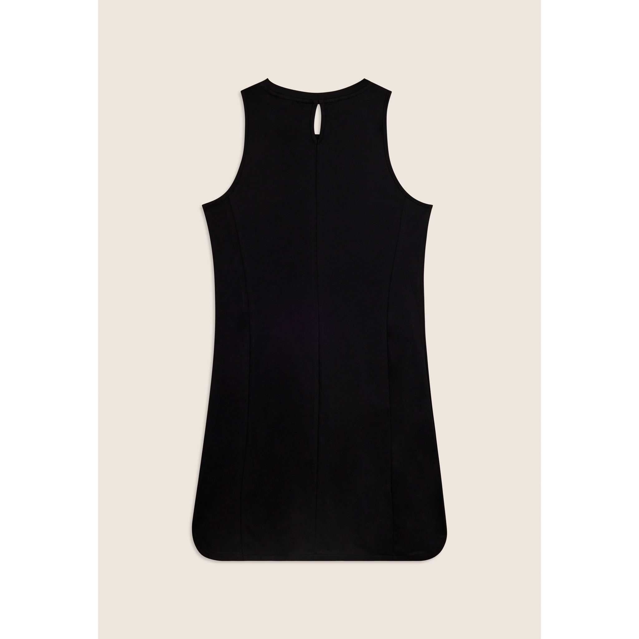 Abito con Motivo Grafico e Dettaglio Cut-Out