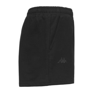 Kappa - Pantaloni Corti Donna Nero - Iabeja