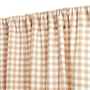 Rideau Groove 260x140cm vichy beige lin