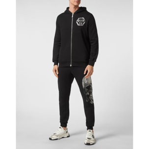 PHILIPP PLEIN Chándal: Sudadera con capucha y pantalón SKULL AND PLEIN