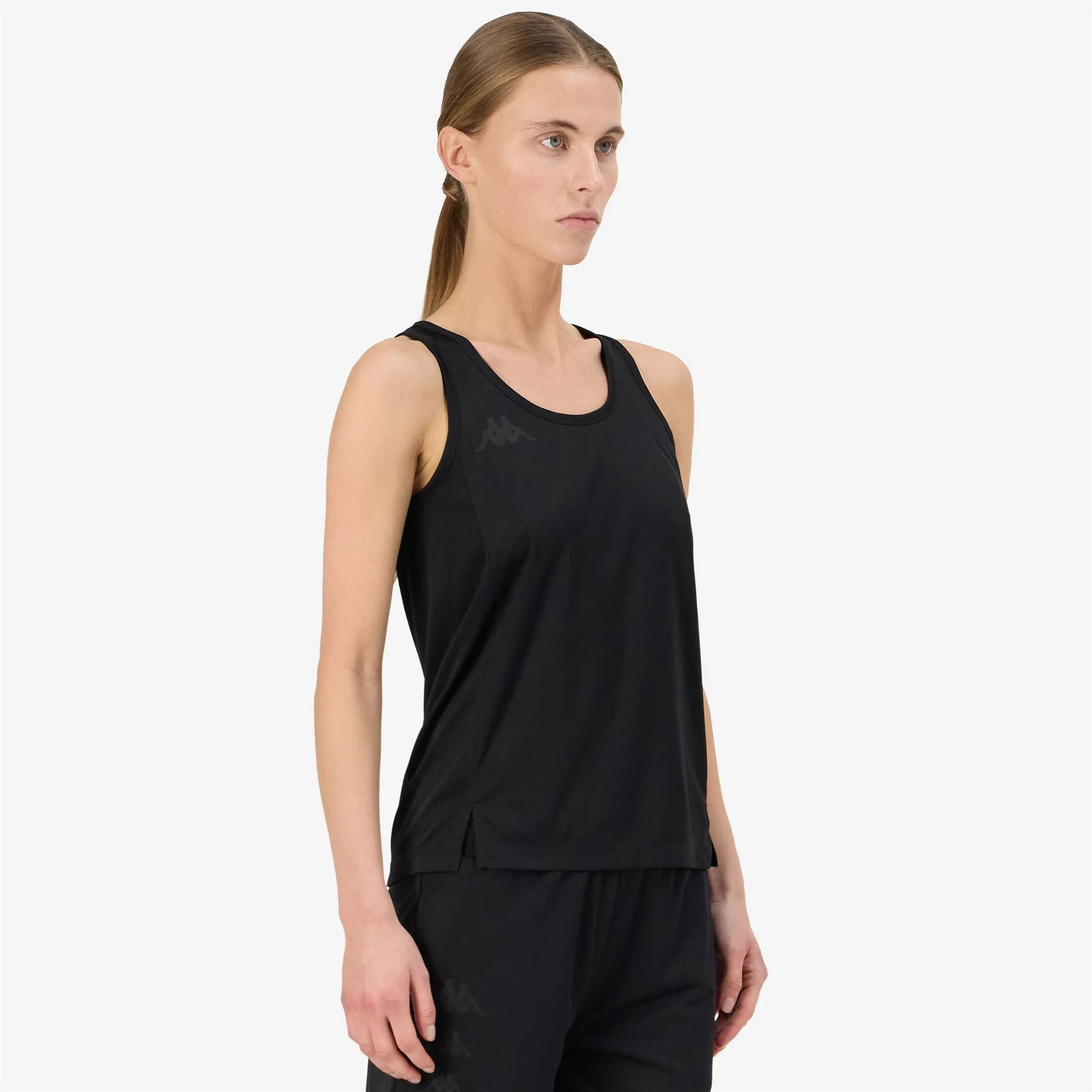 Kappa - T-Shirts & Top Donna Nero - Egri