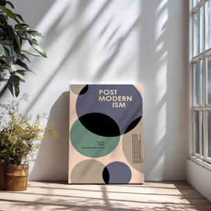 Tableau abstrait postmodernisme formes géométriques Toile imprimée