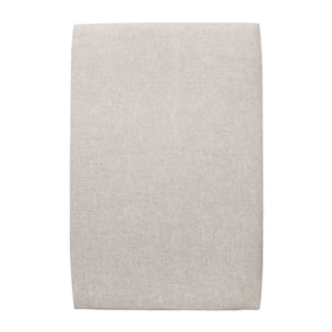 Lit avec tête de lit tapissée tissu et sommier tapissier Ep20