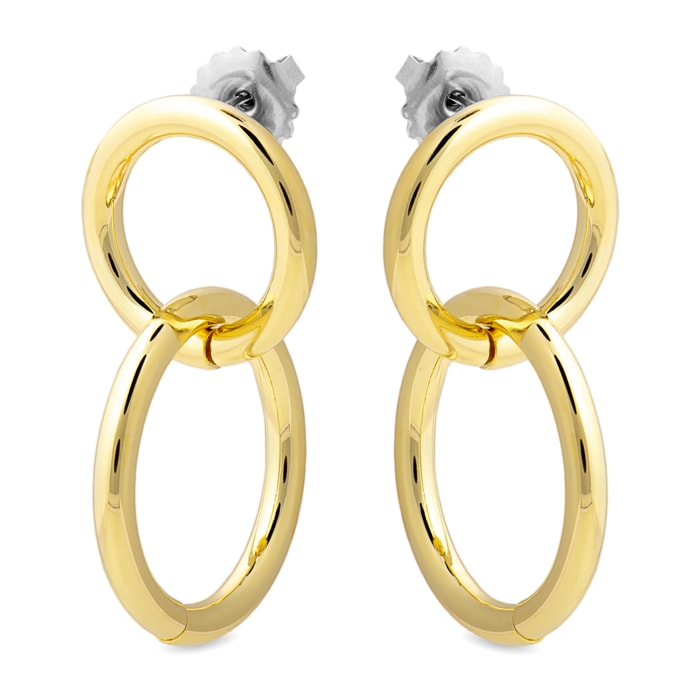 Pendientes Lux by Lux acabados en Oro Amarillo de 18 Kts