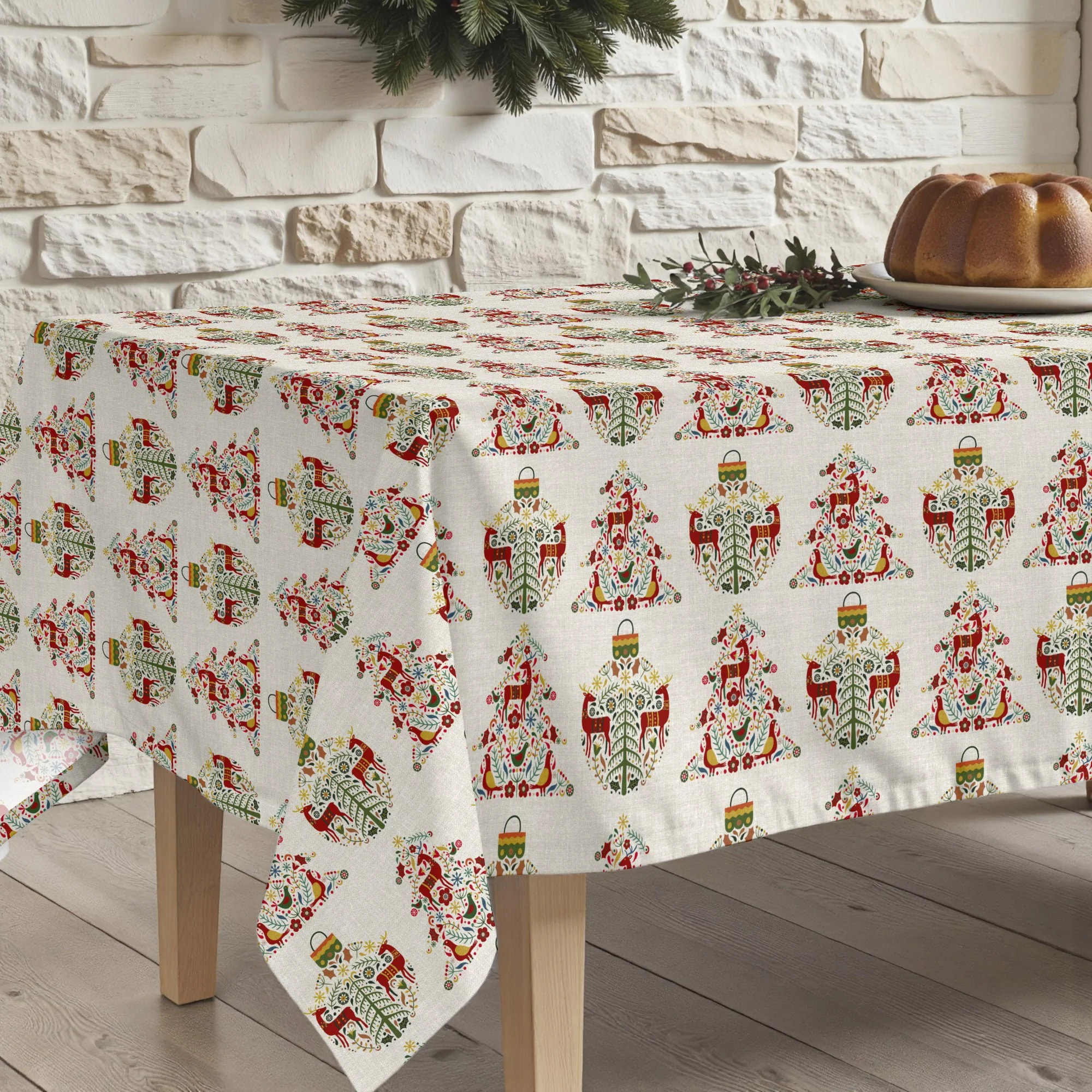 Nappe en résine Anti-tâches Merry Christmas 71