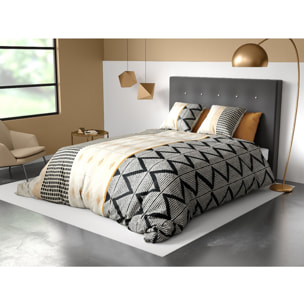 Parure housse de couette imprimée + 2 taies Madi