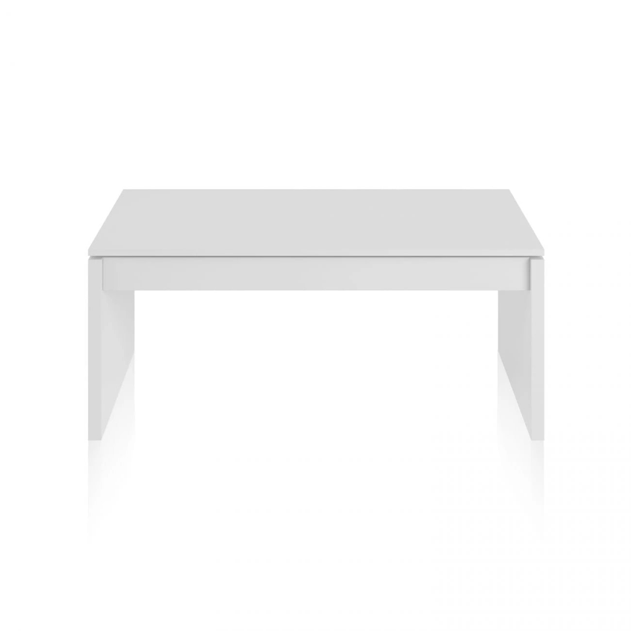 Mesa de centro elevable Evan Blanco Brillo