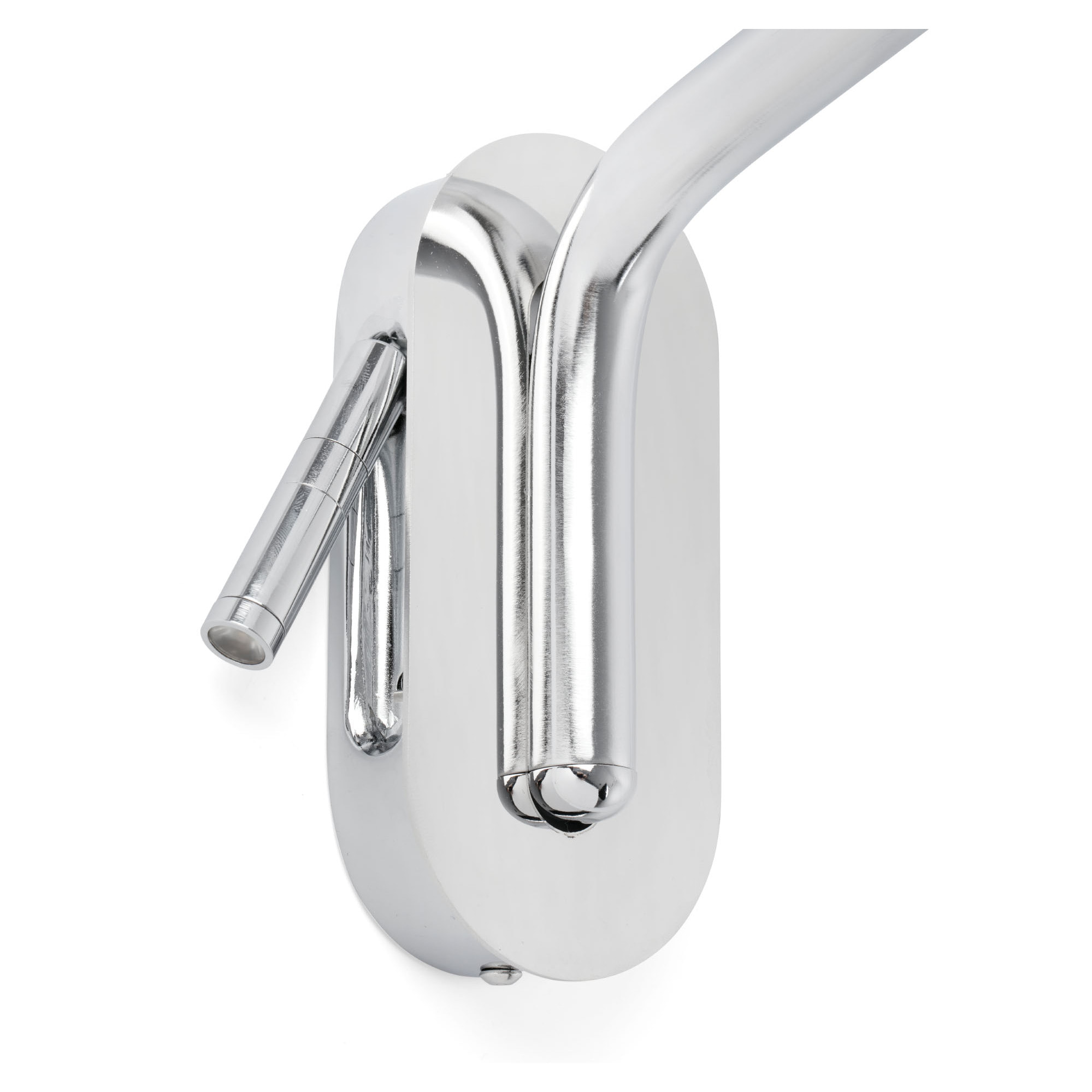 ETERNA Aplique con lector derecho cromo/negra