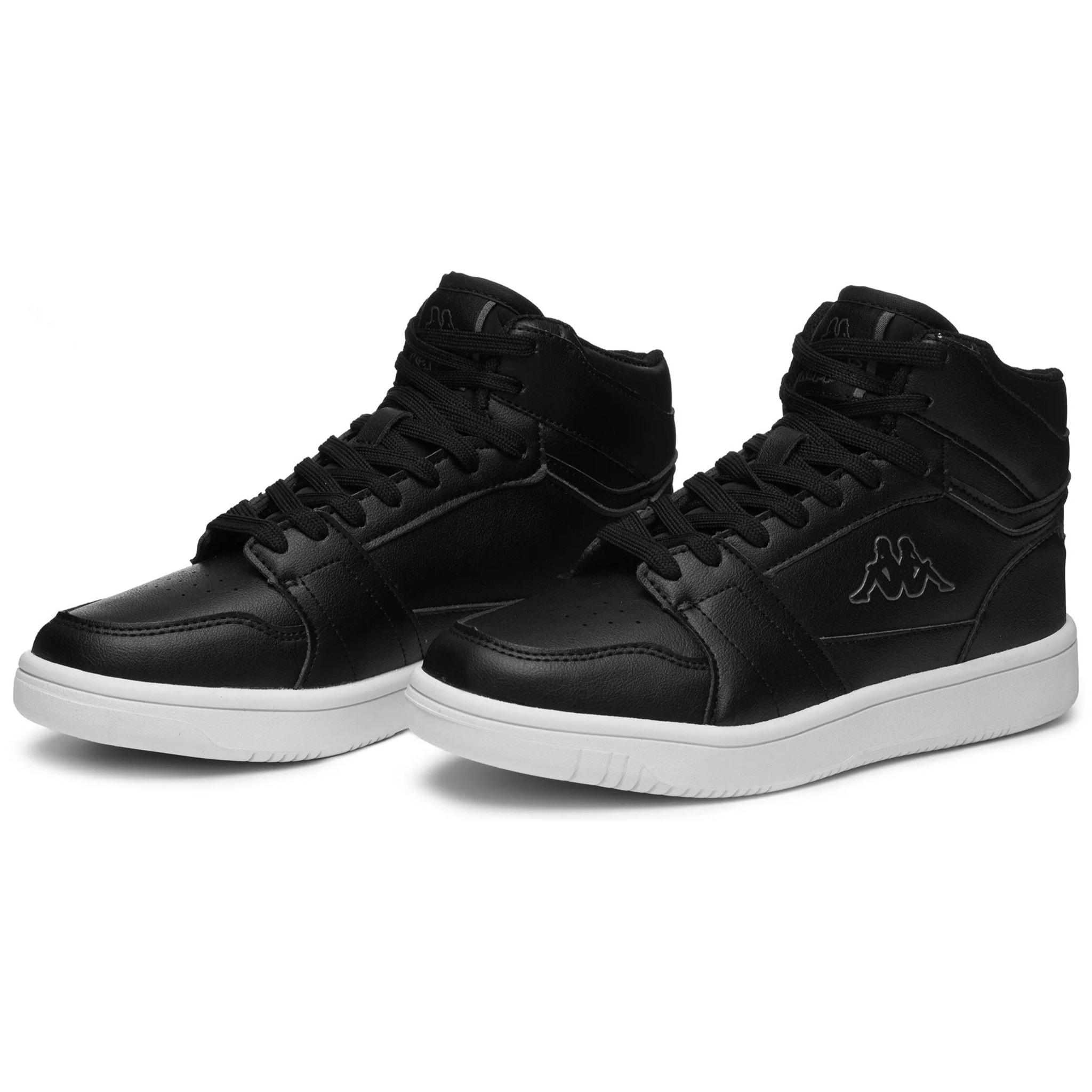 Kappa - Sneakers Uomo Donna Nero - LOGO BASIL MD