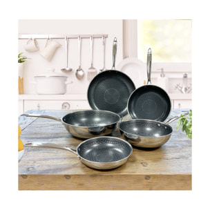 Virtuo - Lot de 2 poêles 24-28cm