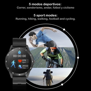 Smartwatch X6 con cuffie Bluetooth 5.0 TWS integrate, misuratore di pressione sanguigna e ossigeno.