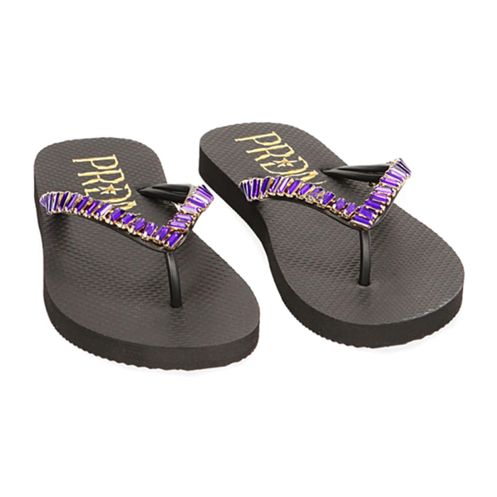 Infradito mare viola