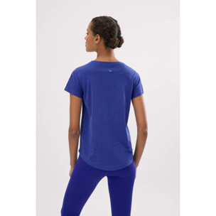 Maglietta sportiva a maniche corte Blu