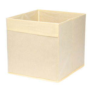Caja de almacenamiento plegable con base convertible en tapa. 34x38x34 cm.