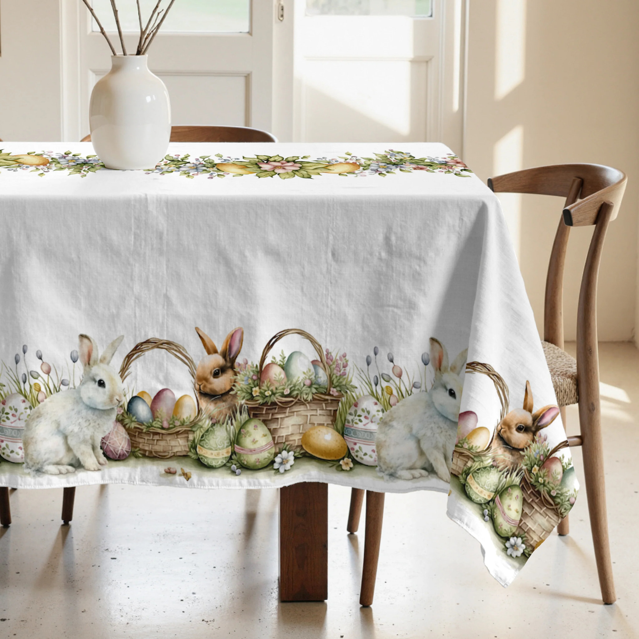 Nappe anti-taches 100% coton Easter 3
