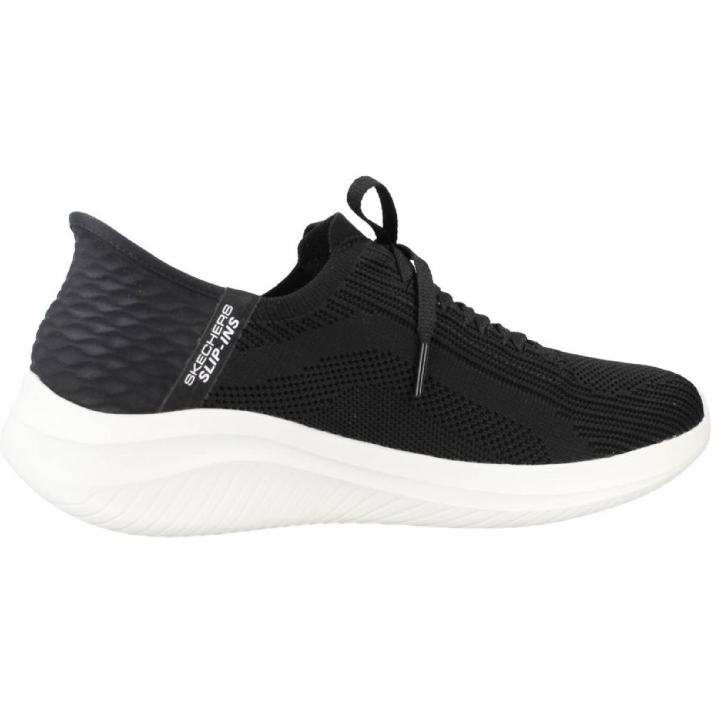 Sneakers De  Mujer Slip-ins: Ultra Flex 3.0 Tonal Stretc Negro