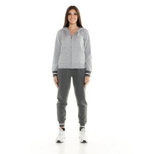 Tuta Leone con cappuccio da donna tuta con zip intera Greyss