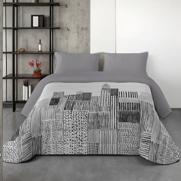 Naturals - Edredón Nórdico Estampado - 100% Poliéster Microfibra - 300 gr/m² - Sketch