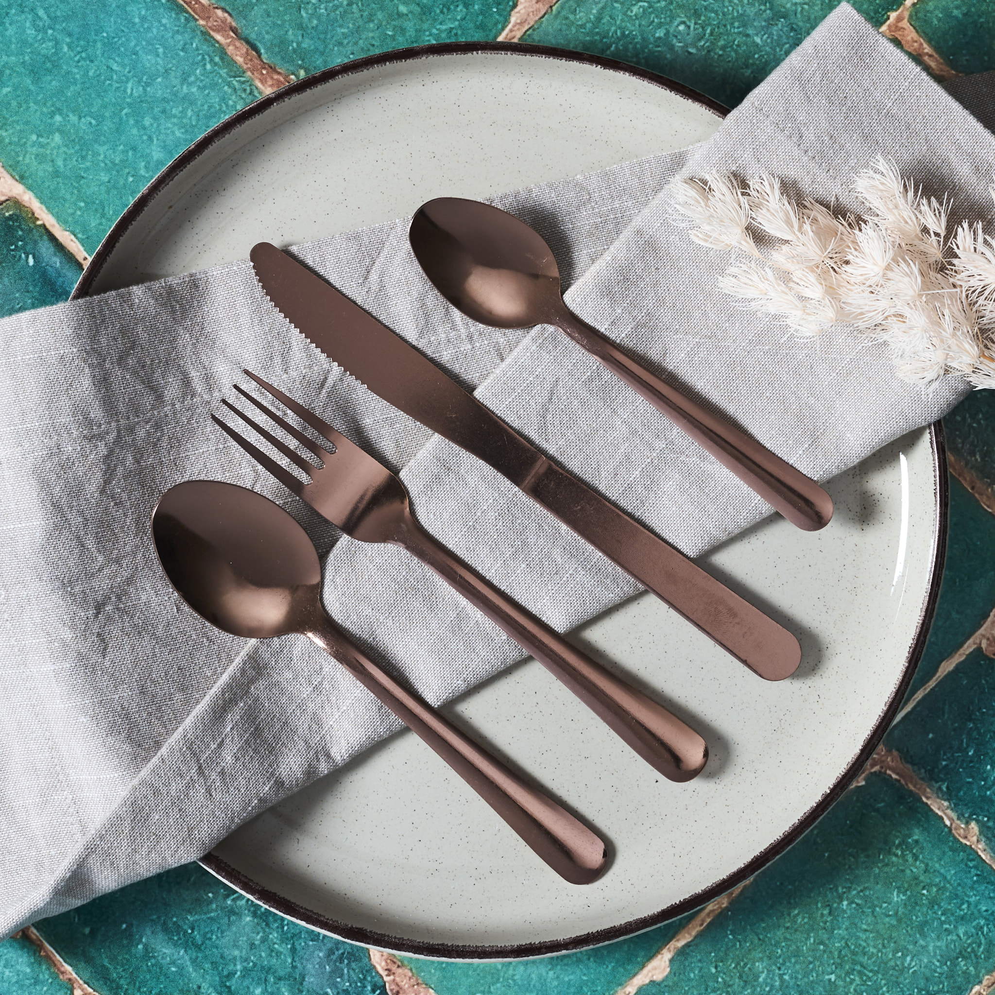 Menagere 16pcs Cuivre Harmony