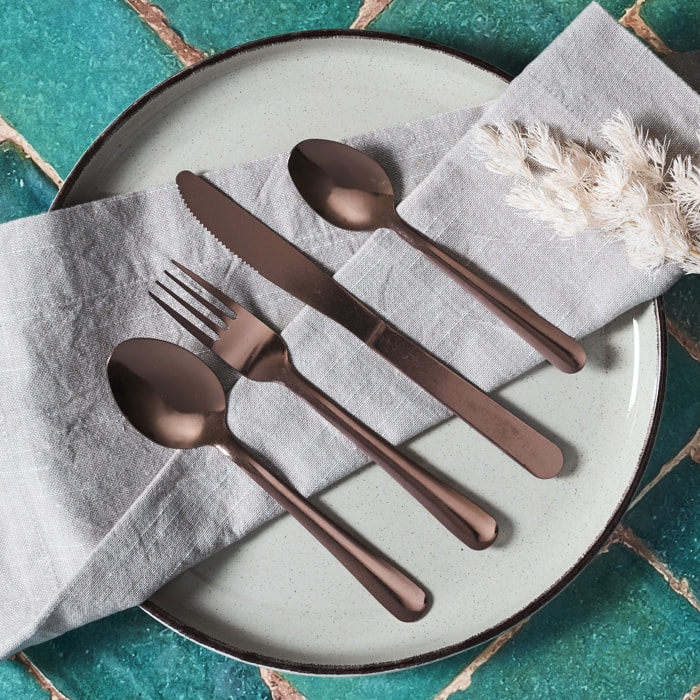 Menagere 16pcs Cuivre Harmony