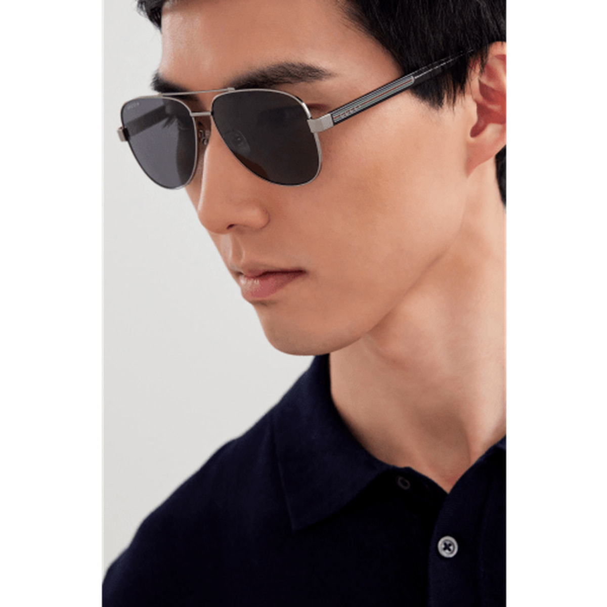 Gafas de Sol Gucci GG0528S-007 Polarizadas de Metal Hombre 63 mm