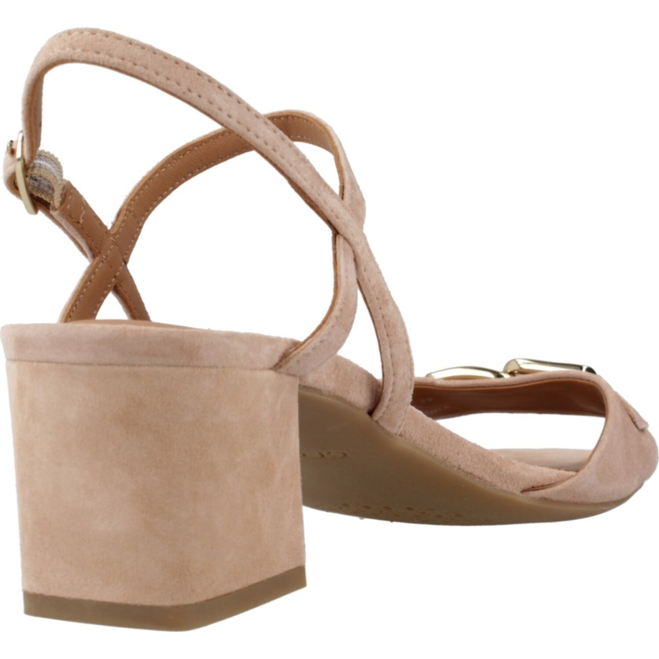 Sandalias tacón Mujer de la marca GEOX  modelo D NEW ERAKLIA 50 Beige