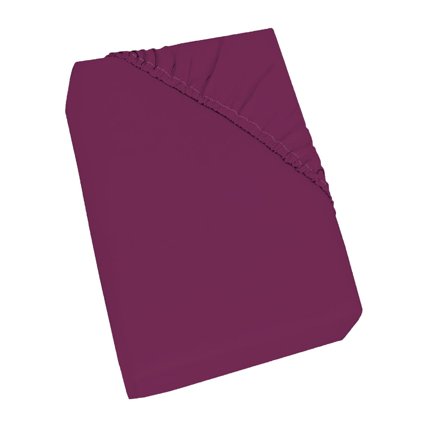 LENZUOLO SOTTO MAX COLOR MADE IN ITALY COTONE-FUCSIA PIAZZA E MEZZA