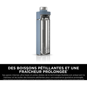 Bouteille isotherme NINJA Thirsti 530ml Travel Bottle Denim Blue