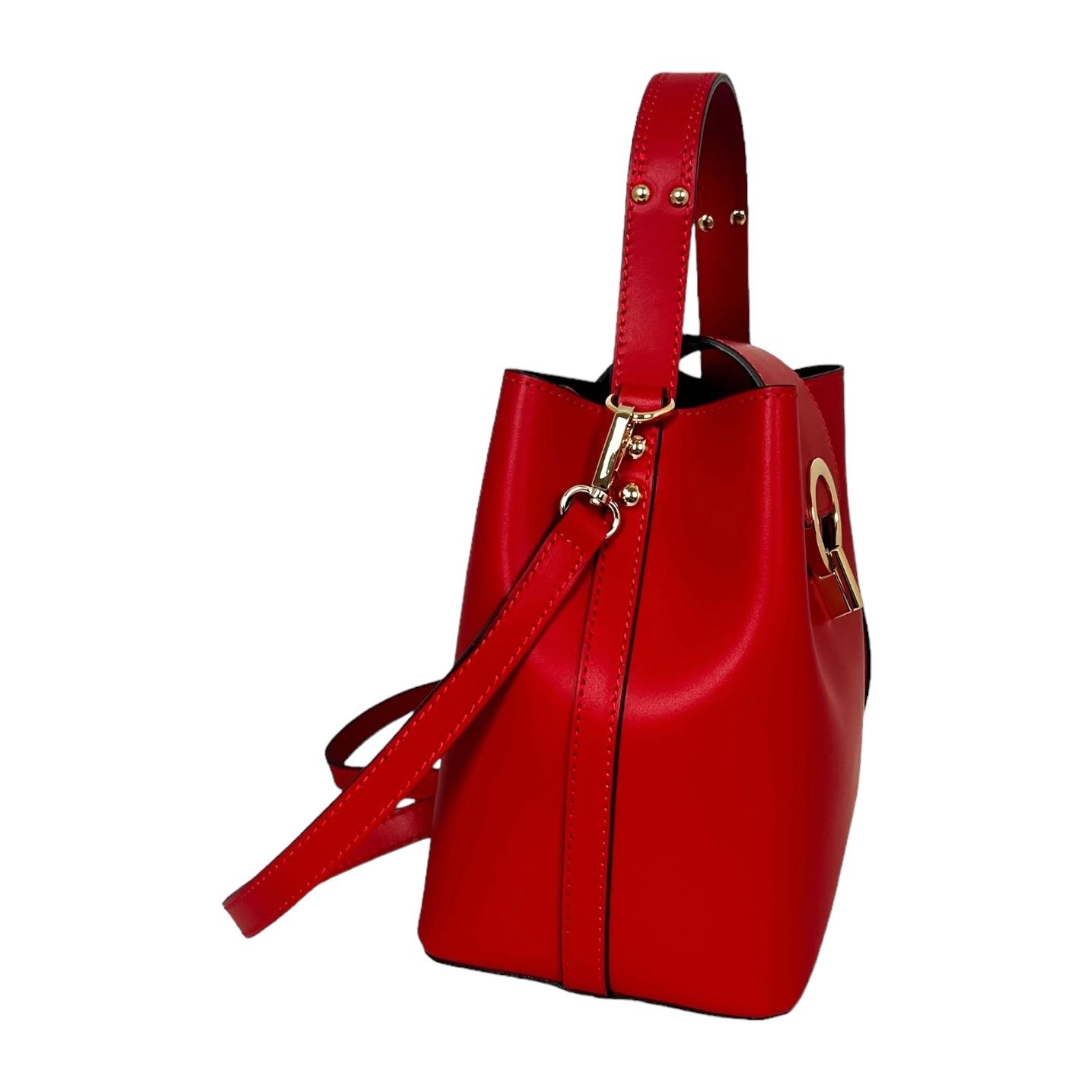 Bolso de mano Cheval Firenze Giulia Rojo