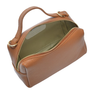 Borsa a spalla Anna Luchini Cammello