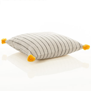 ORESTELUCHETTA Cuscino STRIPE-A YELLOW