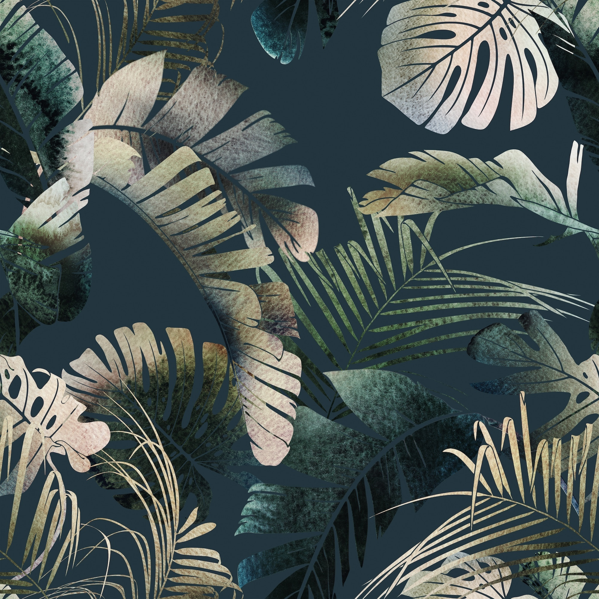 TRAPUNTA INVERNALE VELLUTO LETTO MATRIMONIALE DIS.FOGLIE BLU 350 GR/MQ MADE IN ITALY