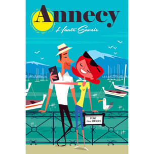 Tableau le pont des amours annecy Tableau plexiglas