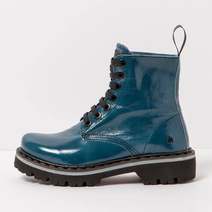 Botines 1166 PATENT FLASH PETROL / MARINA color Petrol