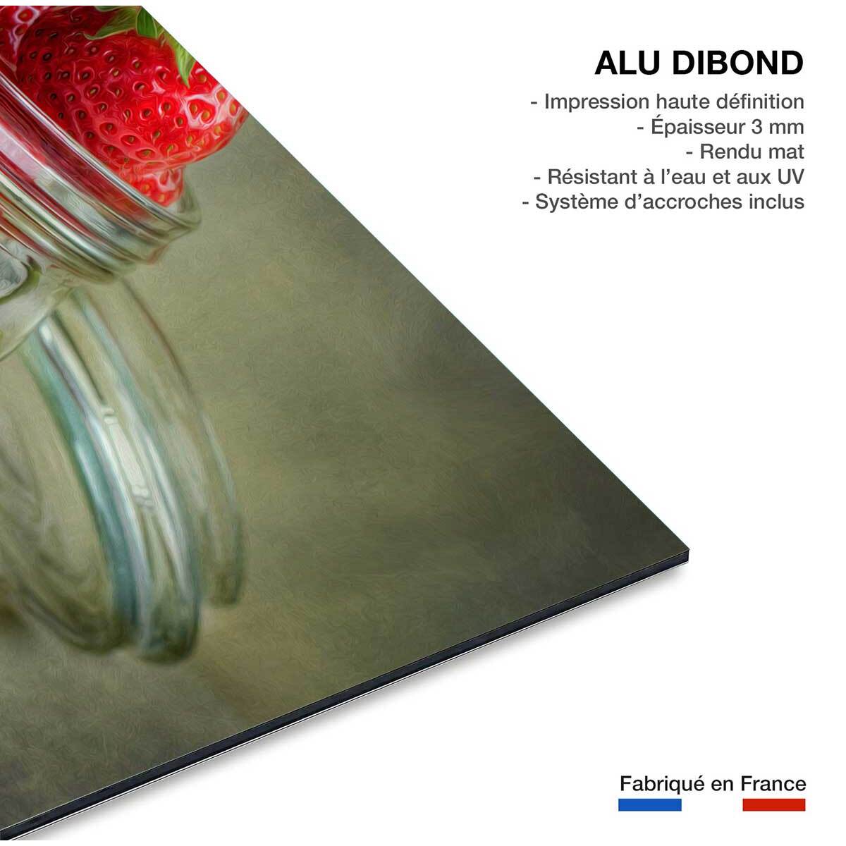 Tableau de cuisine saveurs de l'été  Tableau alu Dibond