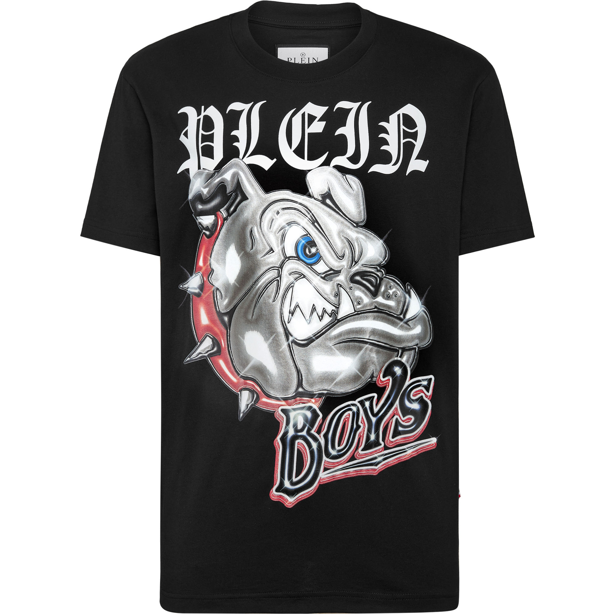 PHILIPP PLEIN Camiseta de cuello redondo y manga corta BULLDOGS