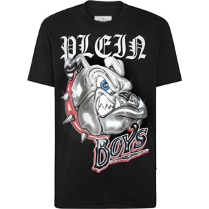 PHILIPP PLEIN Camiseta de cuello redondo y manga corta BULLDOGS