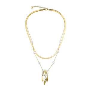 Collar Anthori acabado oro amarillo 18k