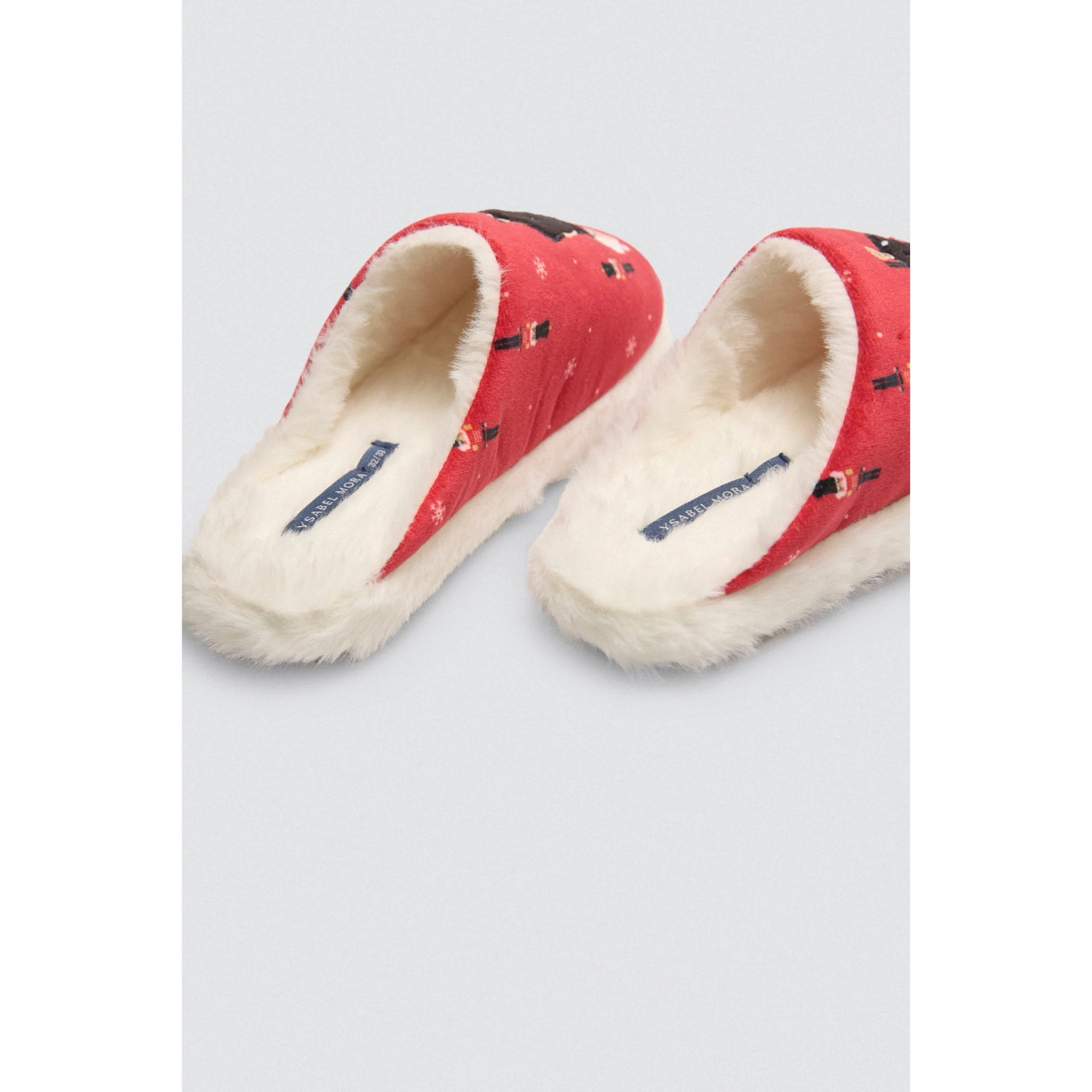 Pantofole per bambini con stampa schiaccianoci