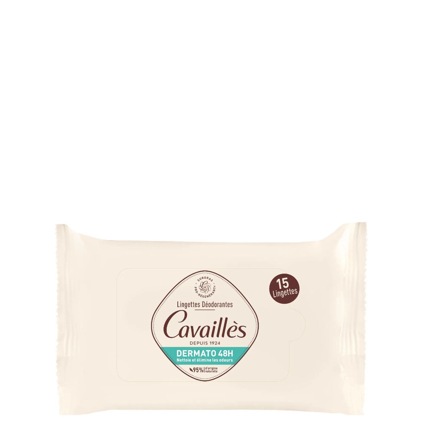 Lingettes Déodorantes - 15 unités