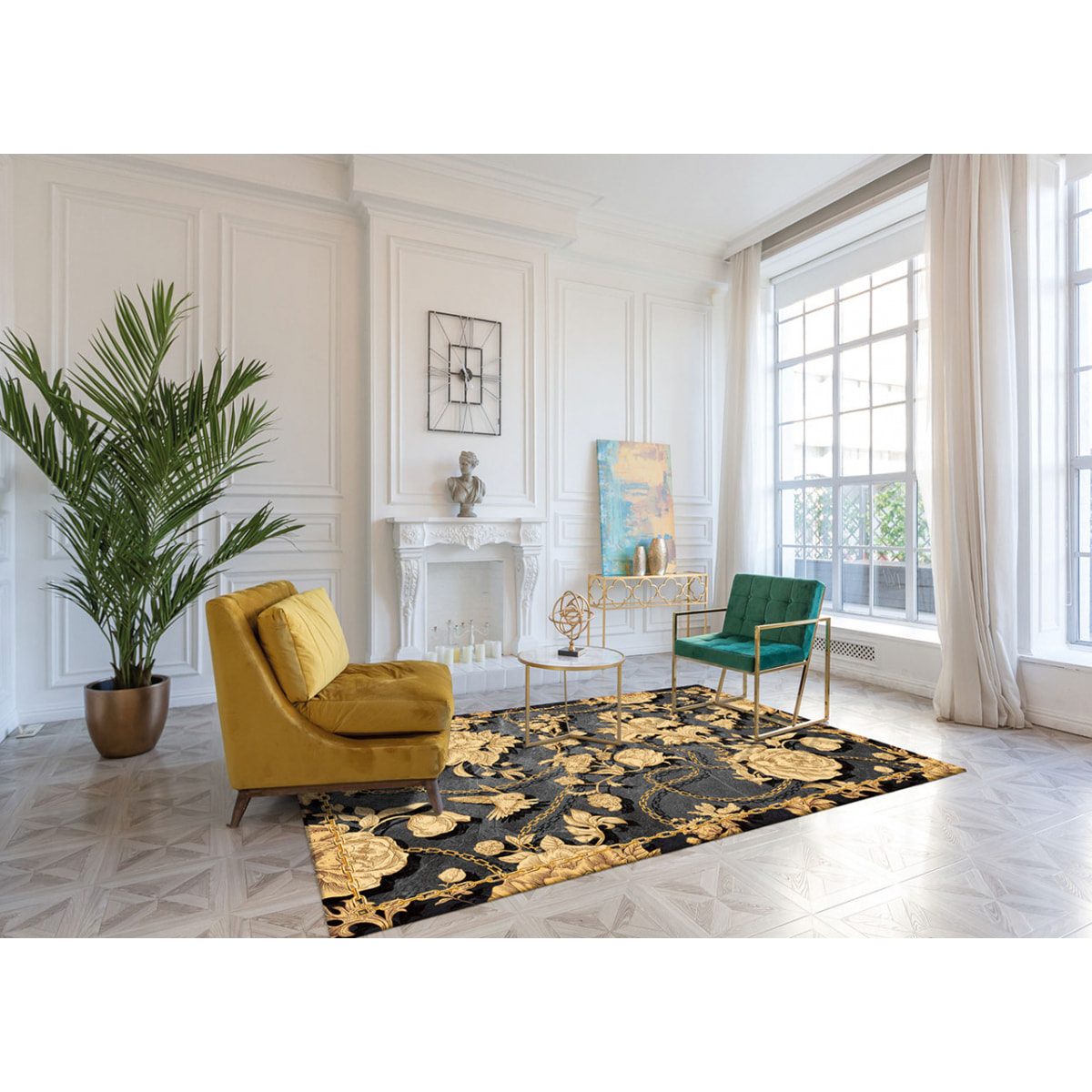 Tappeto Camera Cucina e Bagno Emozioni D'Artista Versaille 100*160