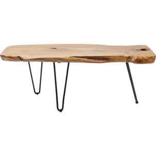 Table basse Aspen 100x40cm nature Kare Design