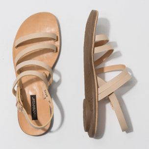 Sandalias S3128 RESTORED SKIN CREAM / DAPHNI color Cream