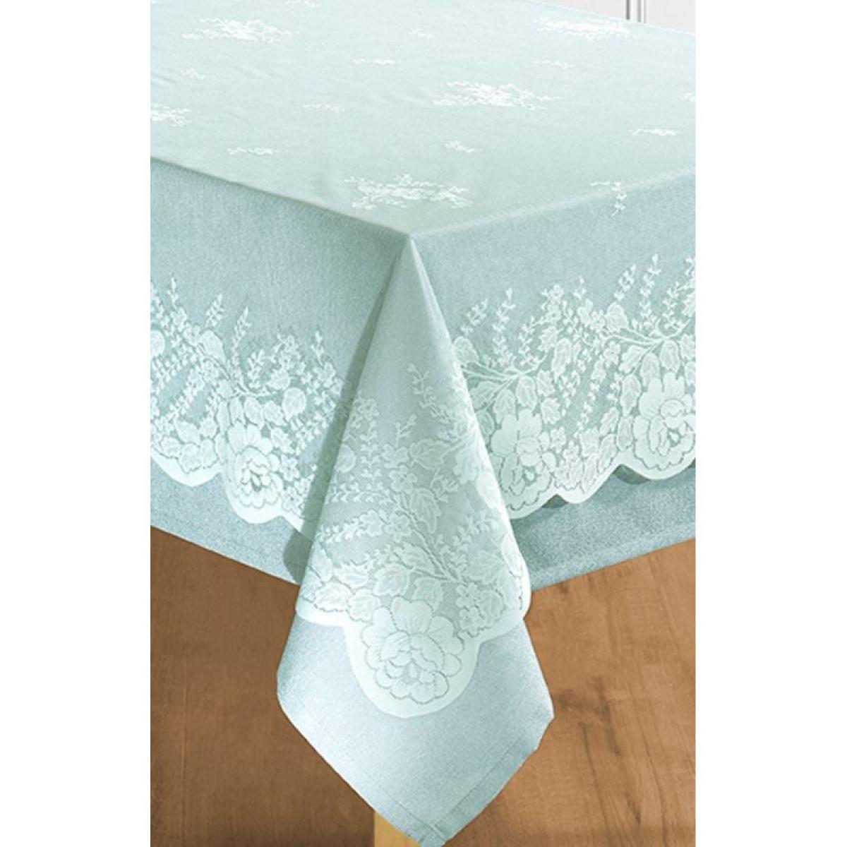 Nappe + Surnappe en dentelle ''Style Vintage'' -Menthe