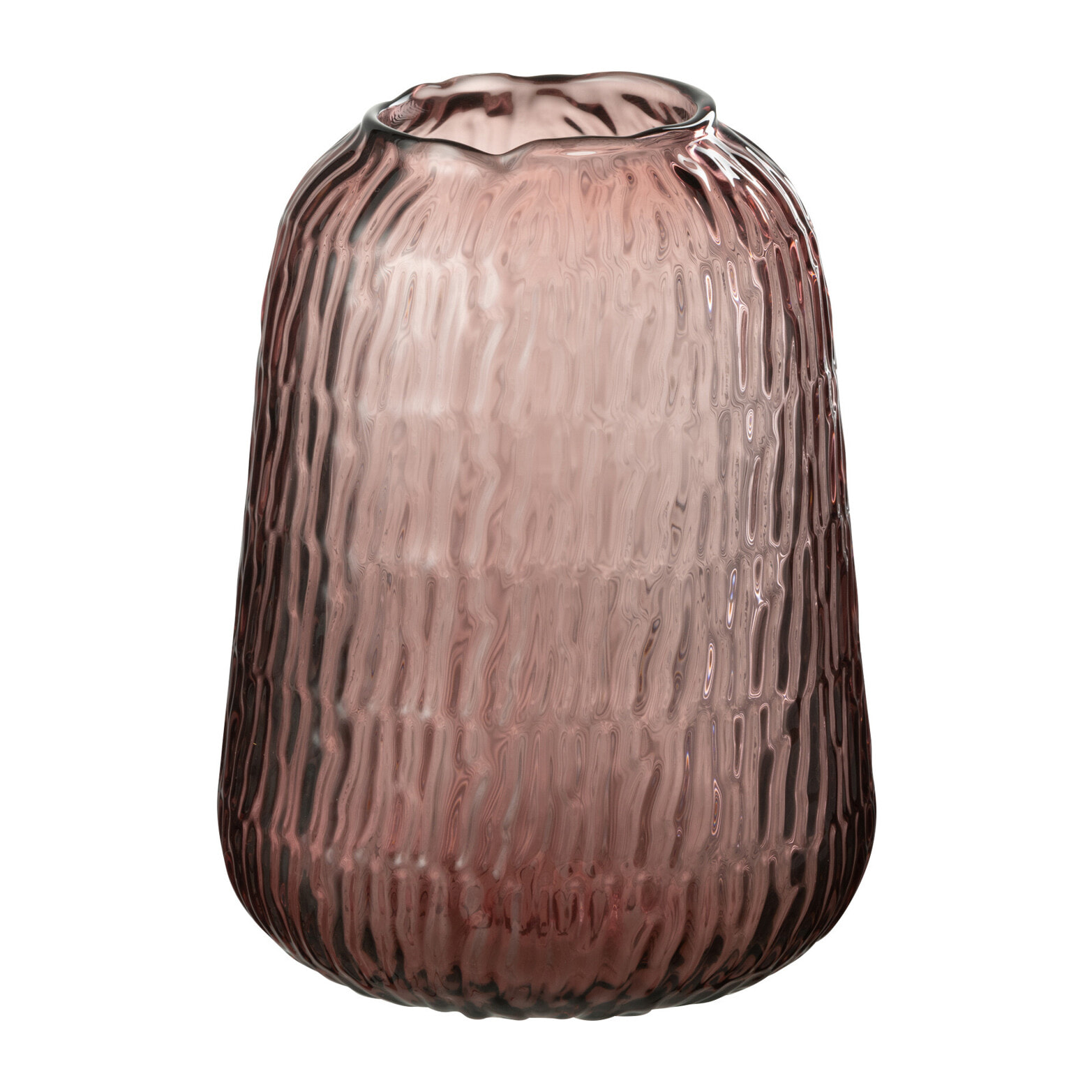 J-Line vase Lolita - verre - rose - medium - Ø 17 cm