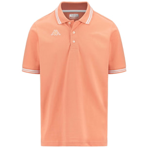 Polo Shirts Kappa Uomo LOGO MALTAX 5 MSS Arancio