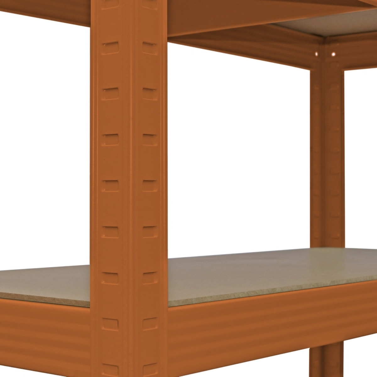 Scaffali metallici 150x75x30 cm mattone 5 ripiani