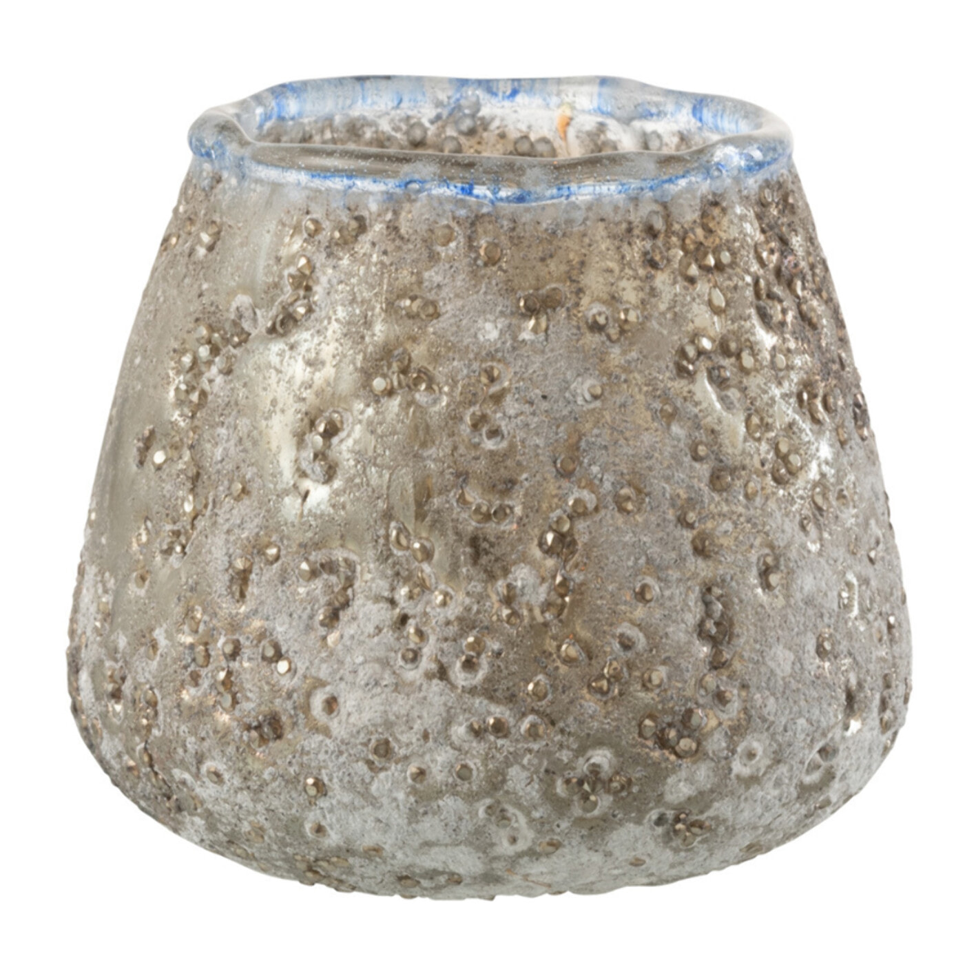 J-Line bougeoir - verre - gris - small - 3 pcs