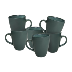 Lot de 6 mugs, REGINA